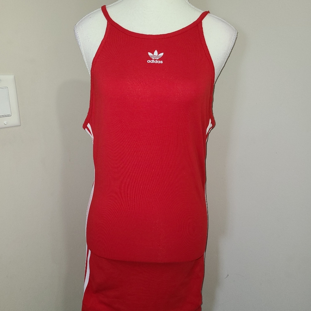 Adidas Red Adicolor Dress